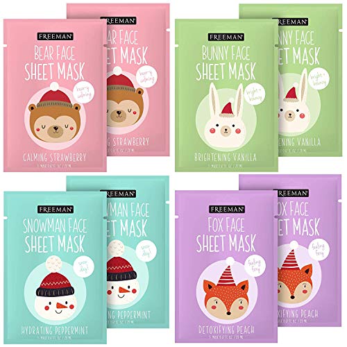 Freeman Face Mask Skin Care Gift Set, Self Care Beauty, Animal Sheet Masks, Set of 8 Pricepulse