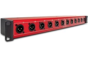Sound Tools CAT Rack Male XLR Stage Box – 12-Channel Analog Audio Over Shielded CAT Cable – EtherCON & XLR Connectors – Modular Rackmount Splitter for Studio, Live Sound & Broadcast Use