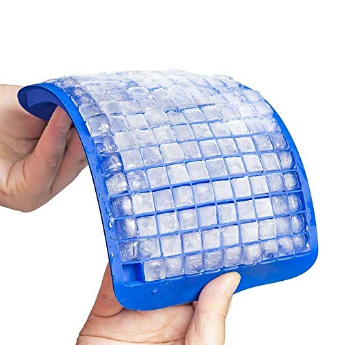 PerriRock Mini Ice Cube Trays 2 Tray Set 160 Small Cube Silicone