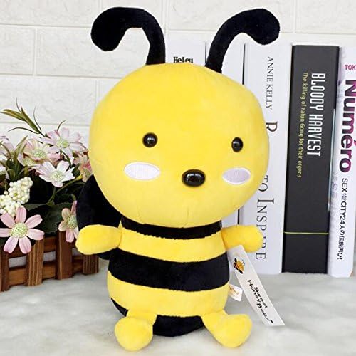 Dongcrystal 9.8 Inches Plush Bee Stuffed Bumblebee Toy