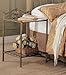 Sydney Metal Nightstand Antique Brushed Gold