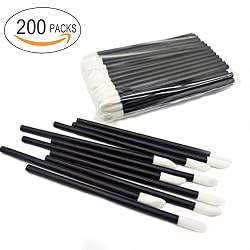 See GoWorth 200Pcs/Set Disposable Lip Brushes Make Up Brush Lipstick Lip Gloss Wands Applicator Tool Makeup Beauty Tool Kits Details