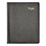 Brownline 11 X 8.5 Inches 2015 Monthly Planner, Academic 16 Months for September 2014-December 2016 with Twin-Wire, Black (CB1260.BLK-15)