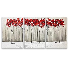 3 Plane Abstract Oil Painting Painting Wall Bedroom...