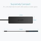 Anker 4-Port USB 3.0 Ultra Slim Data Hub for MacBook, PC, Surface Pro, XPS view 6
