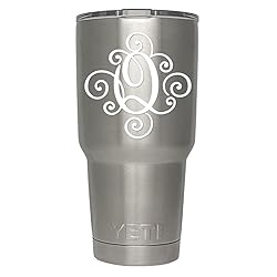ViaVinyl Monogram die cut decal/sticker. CLICK FOR