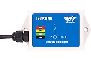 WITMOTION [Industry-Grade Beidou+GPS AHRS IMU] WTGAHRS2 MPU9250 10-axis Accelerometer+Gyroscope+Angle(XY 0.05° Accuracy)+Magnetometer+Air Pressure+Latitude+Longitude+Ground Speed, Navigation System
