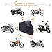 Motorcycle Cover,WDLHQC Waterproof Motorcycle Cover All Weather Outdoor Protection,Oxford Durable & Tear Proof,Precision Fit for 105 inch Motors