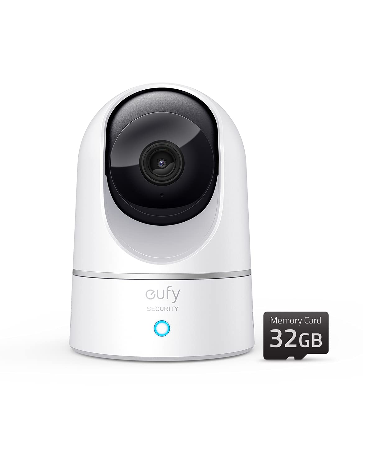eufy Security Solo IndoorCam P24, 2K Security Indoor Camera Pan & Tilt