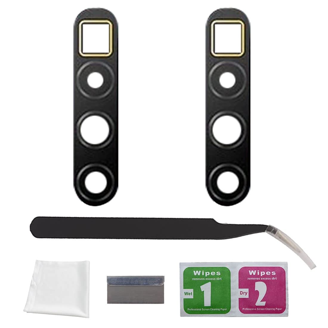 Eonpam 2 Pack Rear Back Camera Lens Glass Replacement for (Realme X3 Super Zoom) Original Quality with Professional Repair Kit