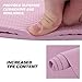 TENOL JELS Yoga Mat Non Slip Eco Friendly SGS Certified TPE Yoga Mat Extra Thick 1/4″ Exercise ＆ Fitness Mat with a Carrying Strap for Yoga Pilates and Bikram (Pink)thumb 2