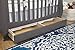 Million Dollar Baby Classic Ashbury 4-in-1 Convertible Crib with Toddler Bed Conversion Kit in Manor Grey, Greenguard Gold Certified