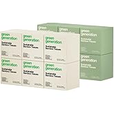 Green Generation Bamboo Facial Tissues Cube Boxes - 3-Ply, 70 Sheets/Box, 12 Multicolor Face Tissue Boxes, 840 Unscented Organic Soft Paper Facial Tissuefor Daily Use - Hypoallergenic,FSC Certified