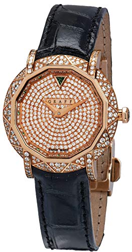 Graff-Diamond-Watch-30mm-Ladies-Size-Rose-Gold-Haute-Joaillerie-Pavee-Diamonds