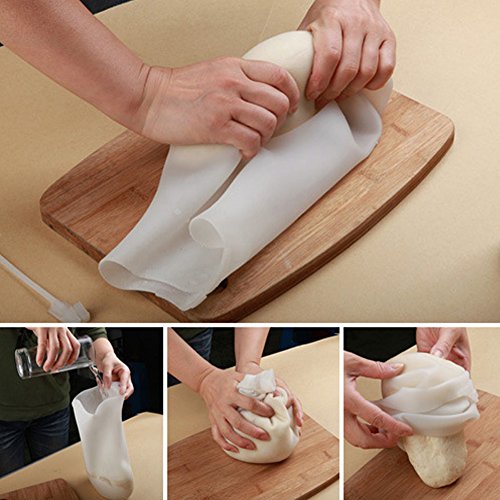 Kneading Bag, Silicone Kneading Dough Bag,Versatile Dough Mixer for Bread, Pastry, Pizza & Tortilla,Flour-mixing Bag Preservation Bag,Best Non-Toxic Multifunctional Cooking Tool - Thumbnail 2