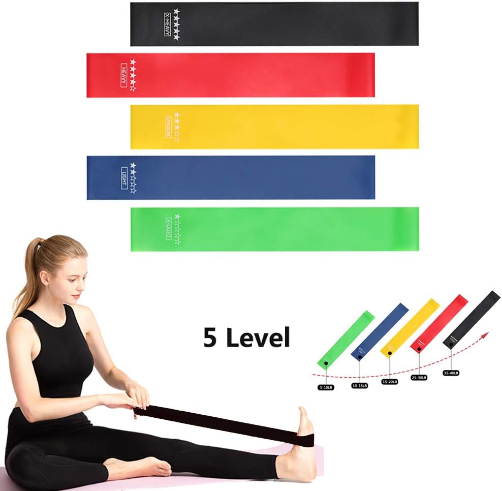 we fleece Resistance Bands for Legs and Butt,Exercise Bands Set Booty Bands Hip Bands Wide Workout Bands Sports Fitness Bands Resistance Loops Band Anti Slip Elastic
