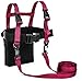 Lucky Bums Kids Ski Backpack Harness Trainer, Leash, Grip 'N Guide Handle, Pink
