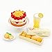 ORCARA Miniature Dollhouse The Story of Cake Cookie Dessert Toy Doll Accessories by Odoria