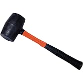 GreatNeck 16 Oz. Rubber Mallet with Fiberglass Handle