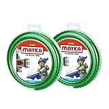 Mayka Toy Block Tape - 2 Stud - Dark Green - 6 Feet - 2 Pack (Compatible with Lego)
