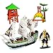 ArtCreativity Pirate Adventure Playset for Kids - 4 Piece Set - Pirate Ship, Toy Figurine, and 2 Caribbean Island Pieces - Durable Pretend Play Kit - Best Holiday or Birthday Gift for Boys and Girls