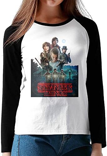 Fashion Designed Stranger Things Movie Logo Long Sleeve Baseball T Shirt