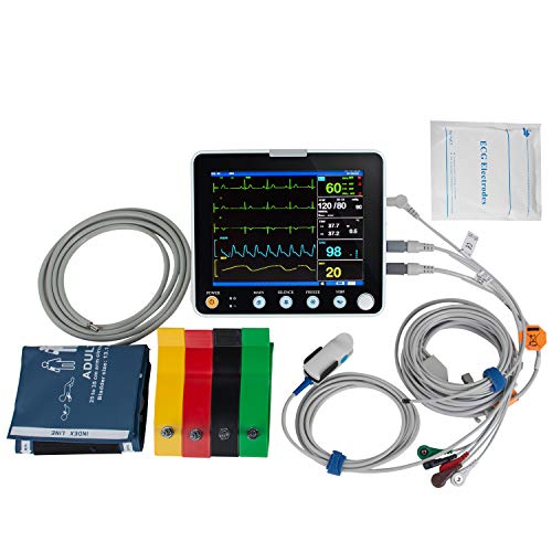 Fencia Dental Vital Sign Patient Monitor- Portable - 8 Inch LCD Screen Inch Color - 6 Standard Parameter