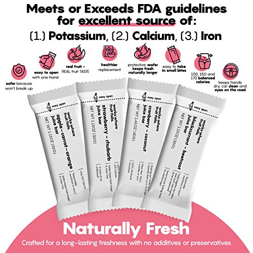 Nature’s Nutrifruit Juice Bar Organic Breakfast Bars 100 kcal Soft
