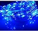 [10-Pack] LED String Lights, 6.6FT LED Moon Lights 20 Led Micro Lights On Silver Copper Wire (Batteries Include) for DIY Wedding Centerpiece, Table Decoration, Party (Blue)