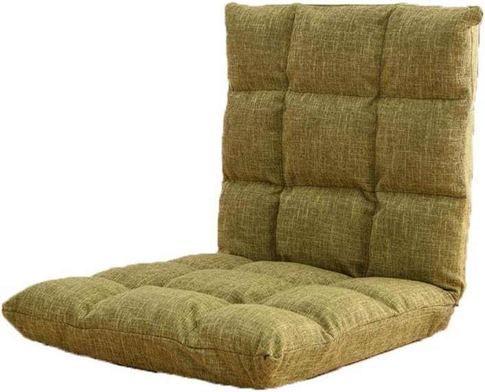YAXY Floor Chairs with Back Support for Adults, Adjustable Gaming Sofa Chair Cushioned Folding Lazy Recliner Living Room Outdoor Indoor Soft Great for Reading Games Meditating Padded Gaming Chair