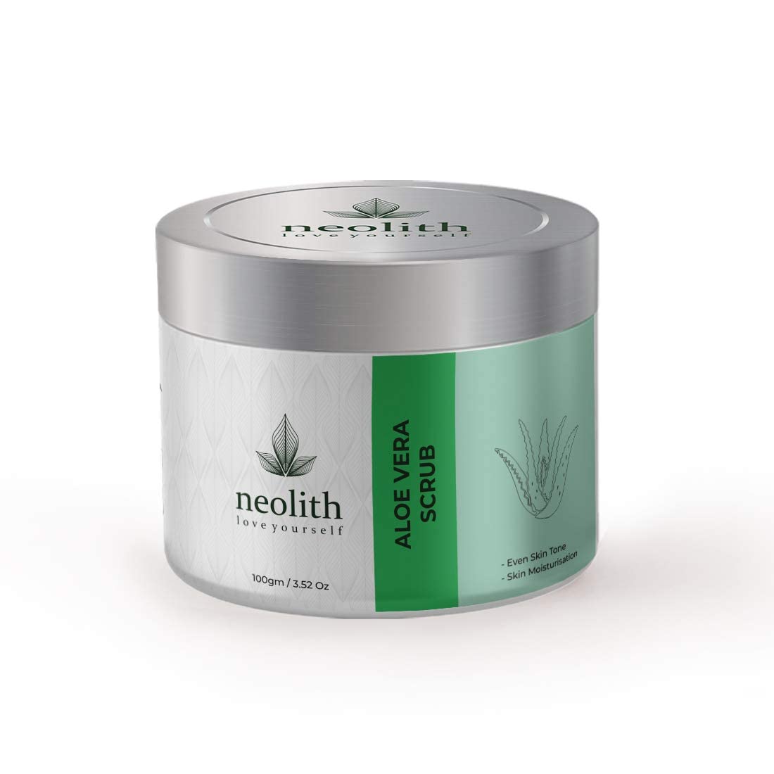 Neolith Aloe Vera Scrub || Winter Scrub || Exfoliating Face Scrub For Reduce Acne, Blackheads & Whiteheads, Ideal For Dry & Dull Skin, With Almond Oil, Paraben & Sulphate Free -100 gm
