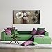 Wieco Art The Memory Extra Large 100% Hand Painted Modern Stretched and Framed Contemporary Flowers Artwork Abstract Floral Oil Paintings on Canvas Wall Art for Living Room Home Decorations
