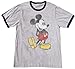Mens Classic Mickey Mouse T Shirt (XL, Grey)