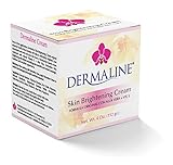 Dermaline - Skin Brightening Cream with Vitamin E & Aloe Vera - Original Formula - (4 Oz. Jar)
