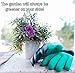 BEST Garden Genie Gloves for smart parents, DELUXE BONUS, SAFE for Rose Pruning, Thorn Resistant Waterproof, One size garden gloves with built in claws for digging and planting, Right Hand Claw 1 pair