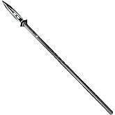 STAK 11803 44 Inch Survival Spear for Camping, Bushcraft, and Hunting | Tactical Spear 2Cr13 Stainless Steel Head, Double-Edged Stainless Steel Blade, Fiberglass Handle, Rubberized TPR Snap Sheath