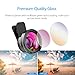 ZPTONE Phone Camera Lens, Cell Phone Camera Lenses 2 in 1 Clip-on iPhone Camera Lens Kit 0.45X Super Wide Angle Lens & 15X Macro Lens for iPhone, Android, Samsung Mobile Phones and Tablets