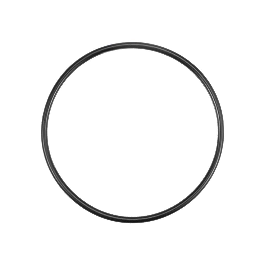 sourcing map Nitrile Rubber O-Rings 64mm OD 59.2mm ID 2.4mm Width, Metric Nitrile Rubber Sealing Gasket, Pack of 5