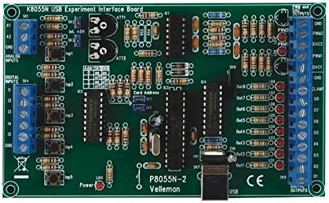 Velleman K8055N USB Experiment Interface Board, Multicolored, Multi-colour