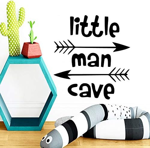 hanmuchen Artistic little man cave Wall Sticker Vinyl Decor For Kids Room Bedroom Decoration Decal Sticker Murals 57x62cm