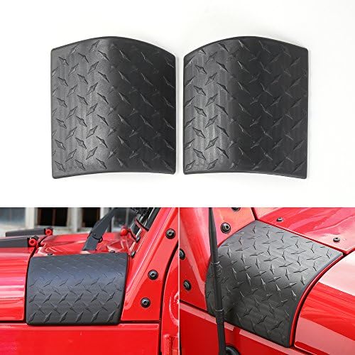 JeCar Cowl Body Armor Outer Cowling Cover for 2007-2017 Jeep Wrangler JK Unlimited Rubicon Sahara X Off Road Sport Exterior Accessories Parts 2/4 door