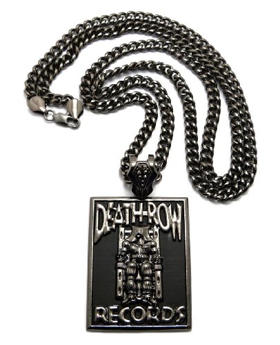 New DEATH ROW RECORDS Hip Hop Pendant &6mm/36