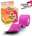 SPARTAN TAPE * Premium Kinesiology Tape for Athletic Sports, Recovery and Therapy * FREE Kinesio Taping Guide Inside! * Uncut 2 inch x 16.4 feet Roll (Pink)