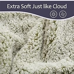 EMME Fuzzy Fleece Warm Blanket 50"x60" Throw Size
