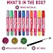 Hair Chalk & Body Glitter Gels Makeup Set for Girls: 10 Hair Chalks & 3 Hair, Body & Face Glitter Gels Great Birthday Present Gifts for Girls of All Ages