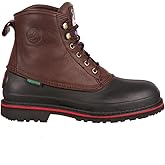 Georgia Boot Muddog Waterproof Steel Toe Work Boot, Dark Chocolate, Size 11.5(W)