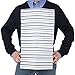 NEATSHEETS Disposable Adhesive Clothing Protector Bib for Adults & Kids, 100-Count, Blue Stripe | 13