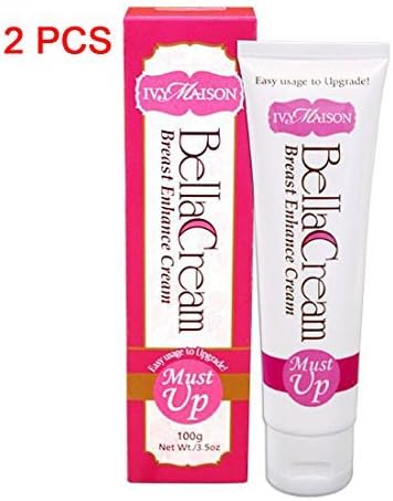2 PCS Bella Natural Herbal Breast Enlargement Cream - Surgery-Free, Bust &amp; Butt Enhancer by sainty shop