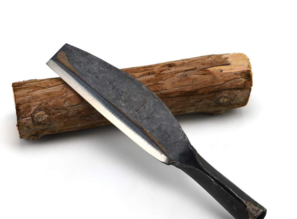 Extra Thick Steel Blade Brush Axe - King of The Machete, Heavy Duty Billhook Machete Hatchet With a Well Balanced Integrated Forging, Clears Brush Quickly- Solid Aim Tools Machete Curved Back !