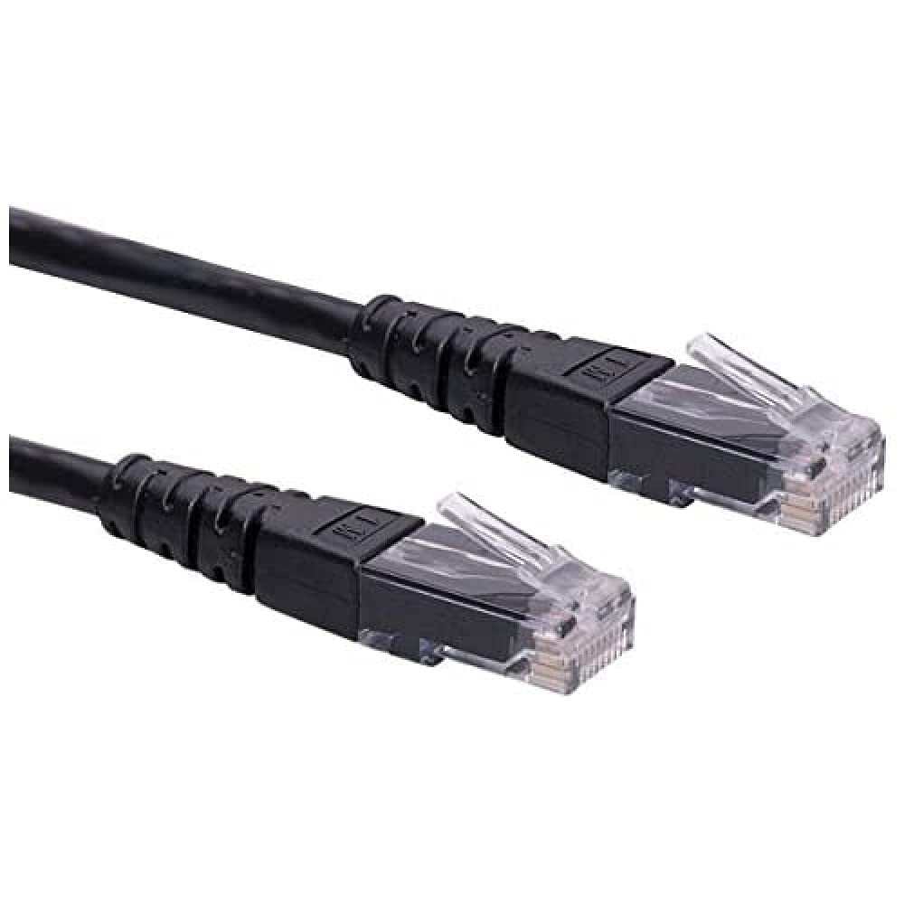Roline Lan Cable Cat 6 - Utp Ethernet Network Cable with Rj45 Connector Black 1 M — image 1